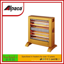 iron material with safety tip over device quartz heater